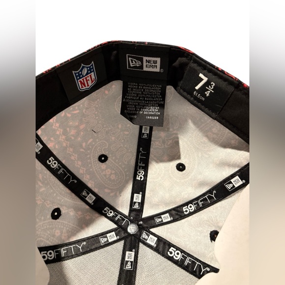 New Era | San Francisco 49ers Hat | Size: 7 3/4 61.5cm | Color: Black & Red - Picture 5 of 10